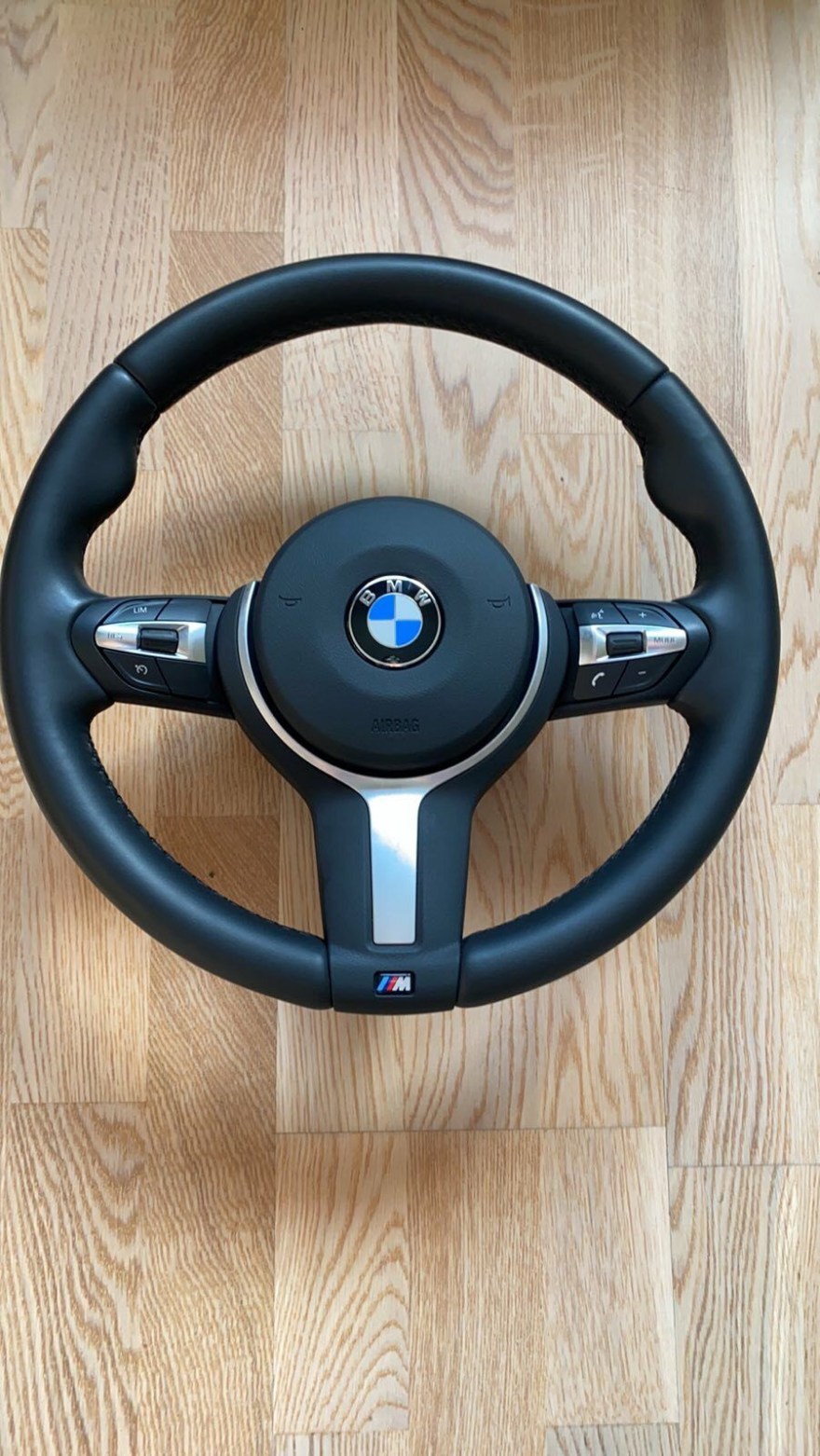 Picture of: BMW X F X F F F M Sport Steering Wheel BLACK SRS  stage OEM