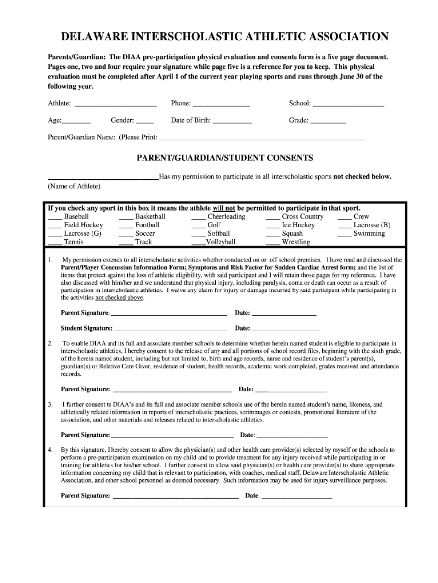 Picture of: Diaa form delaware: Fill out & sign online  DocHub