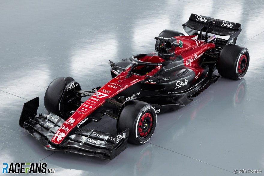 Picture of: First pictures: Alfa Romeo reveals its new F car for  · RaceFans