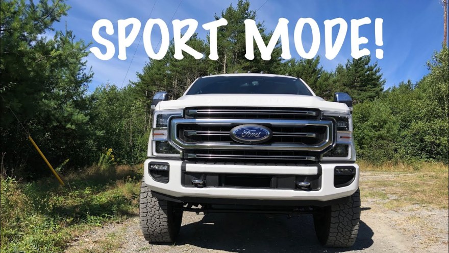 Picture of: – FORD SUPERDUTY HAS SPORT MODE! WHO KNEW?