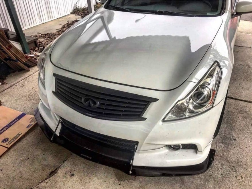 Picture of: G Sedan Front Splitter Compatible With Sports Lip