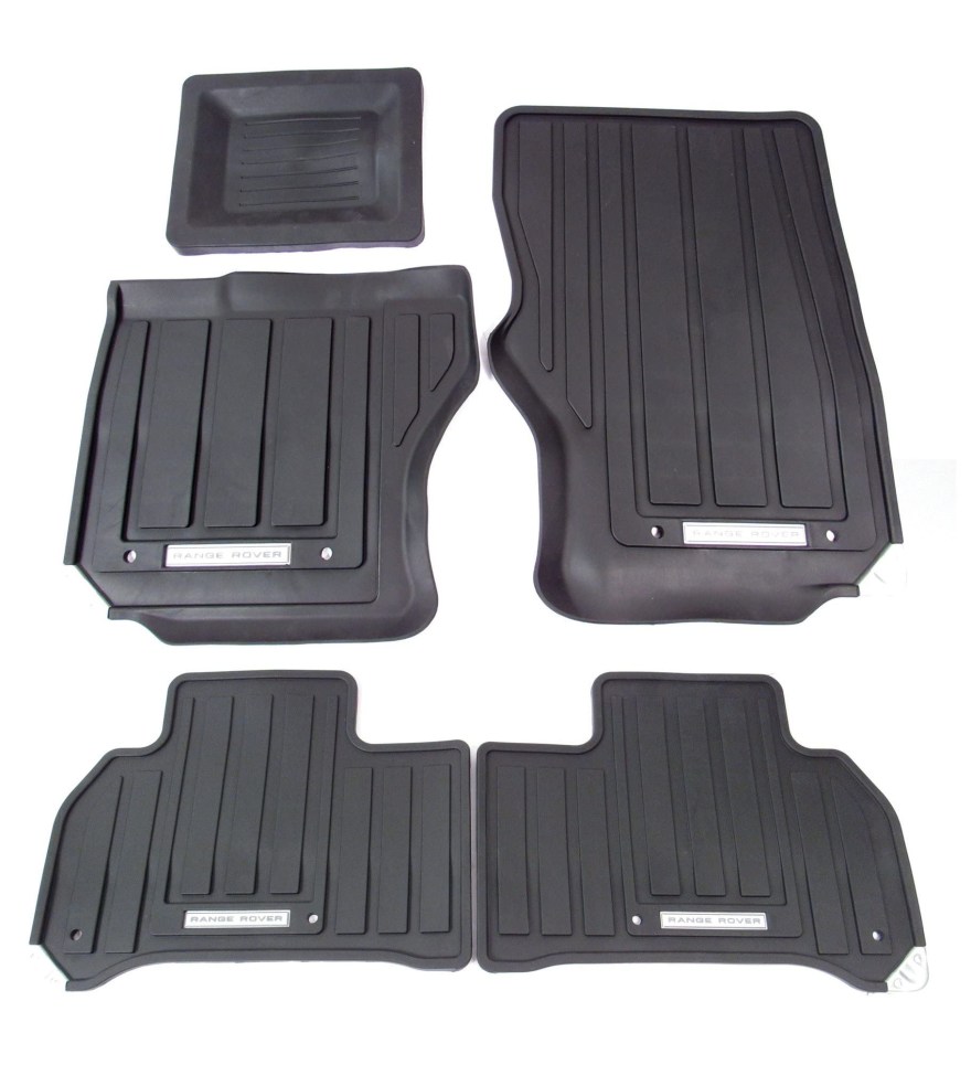 Picture of: Genuine Land Rover VPLWS Front and Rear Rubber Floor Mat Set for Range  Rover Sport
