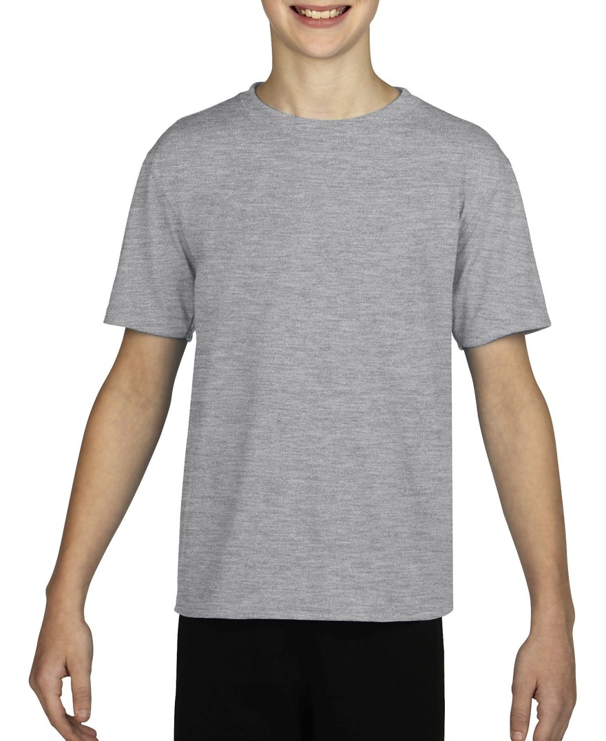 Picture of: Gildan B Youth Performance T-Shirt – Sport Grey