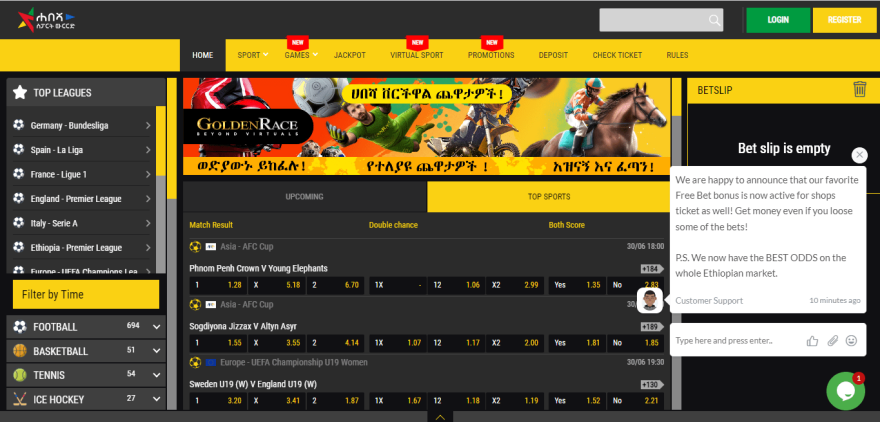 Picture of: Habesha Bet on Sports Prediction  Login & Registration Guide