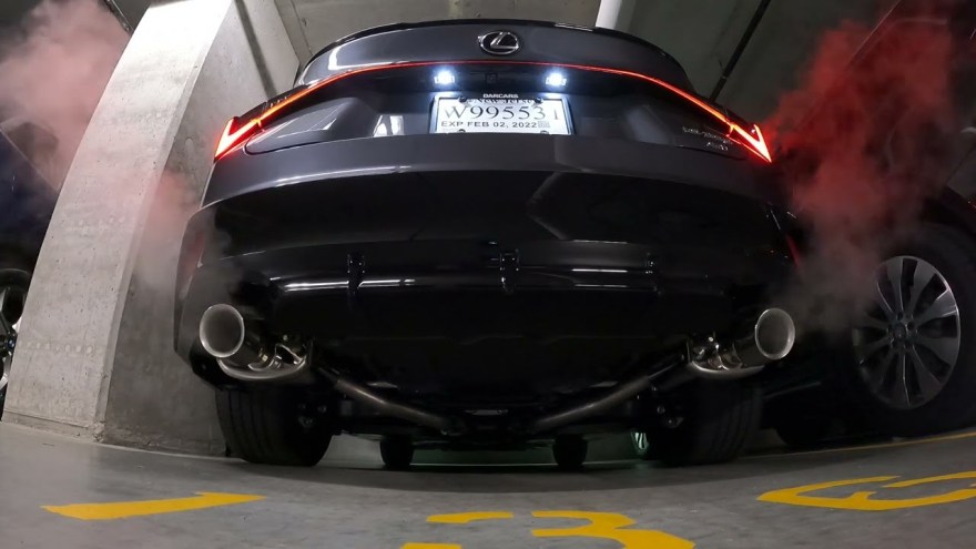 Picture of: Lexus IS  AWD F SPORT  PERFORMANCE Exhaust  Start-up & Reversing  over GoPro Hero