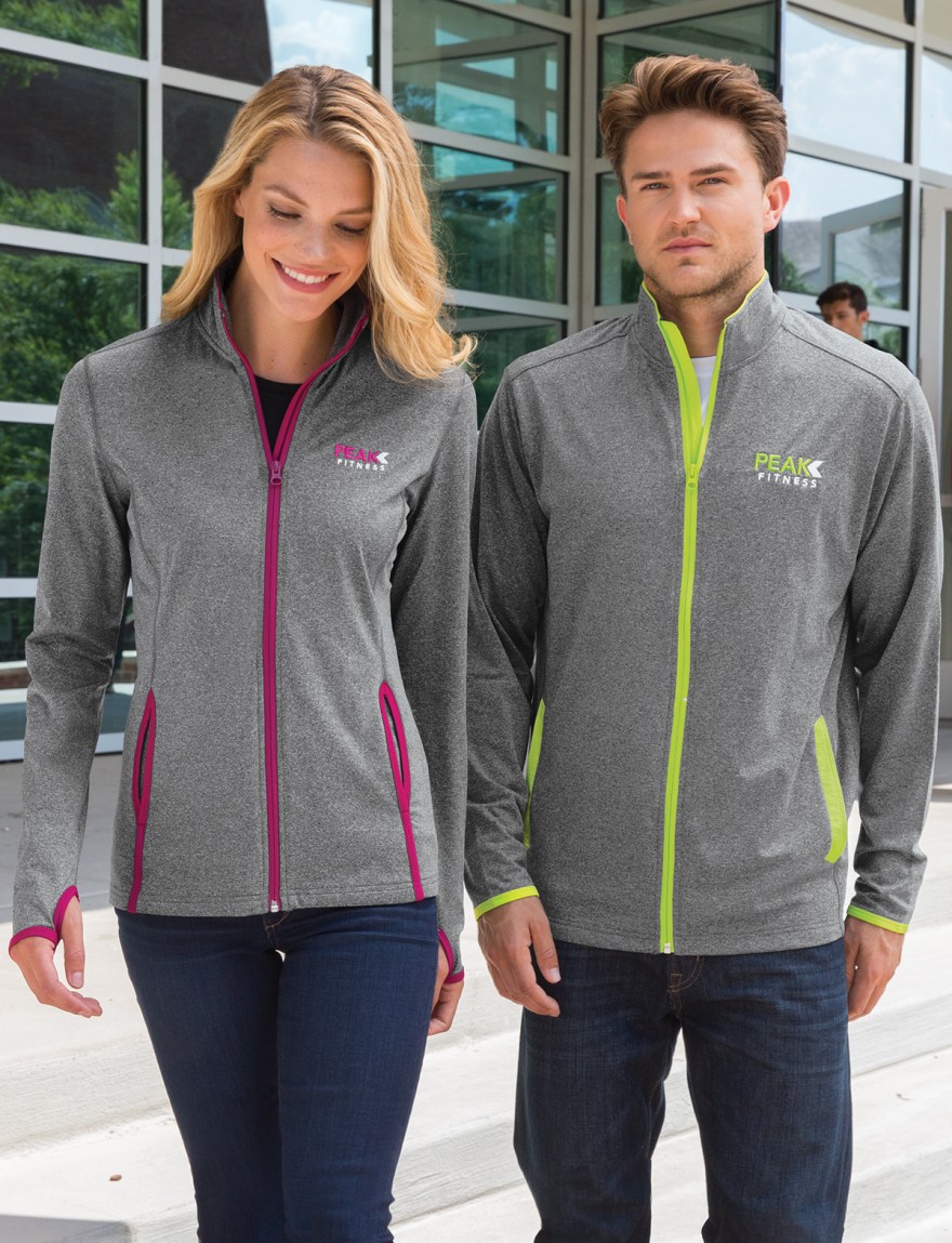 Picture of: LST Sport-Tek® Ladies Sport-Wick® Stretch Contrast Full-Zip Jacket