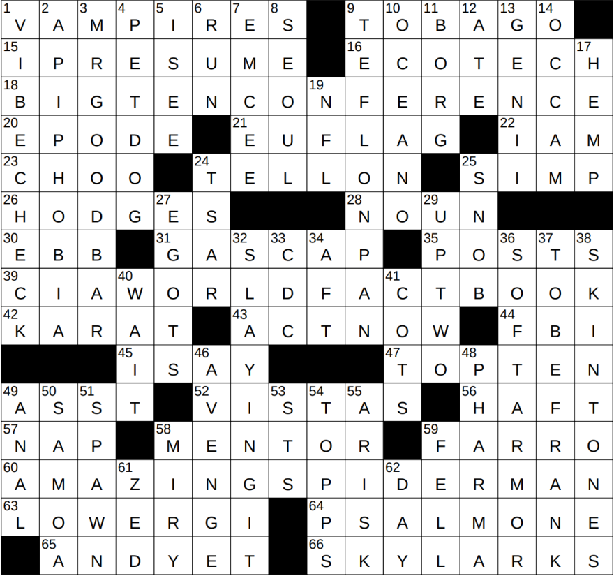 Picture of: – NY Times Crossword  Feb , Saturday – NYXCrossword