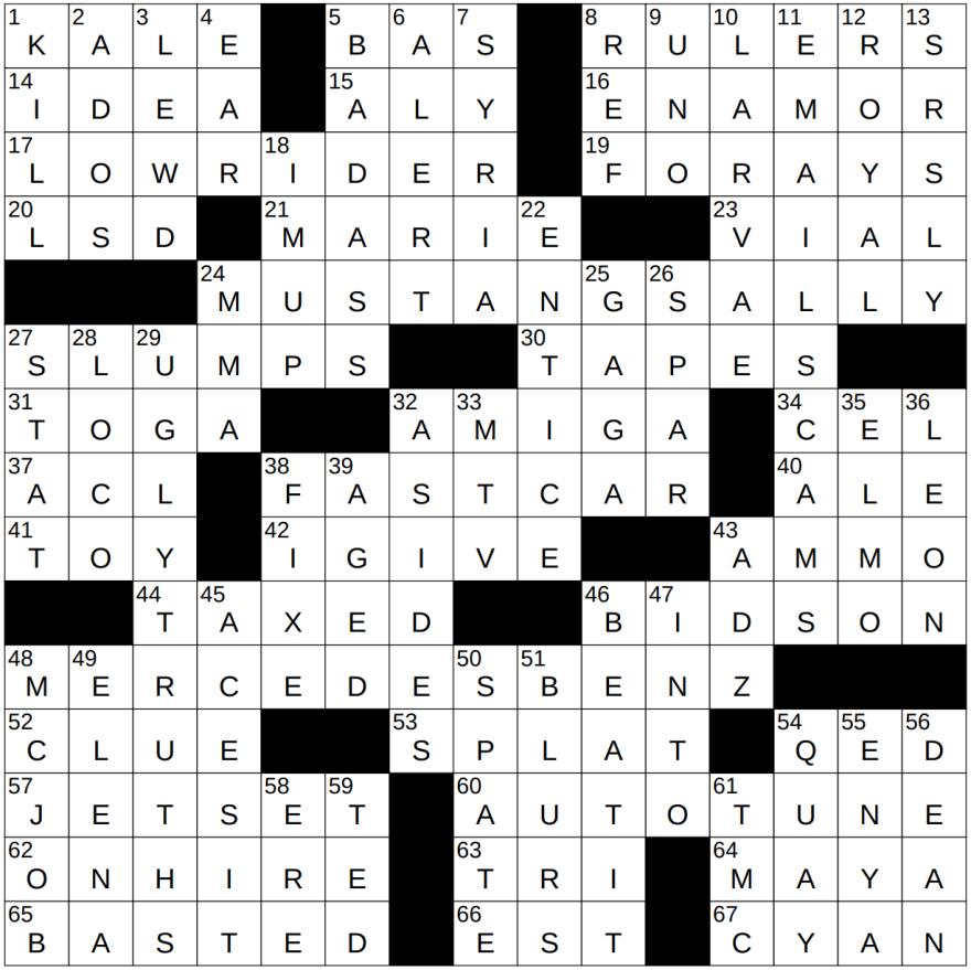 Picture of: – NY Times Crossword  Oct , Wednesday – NYXCrossword