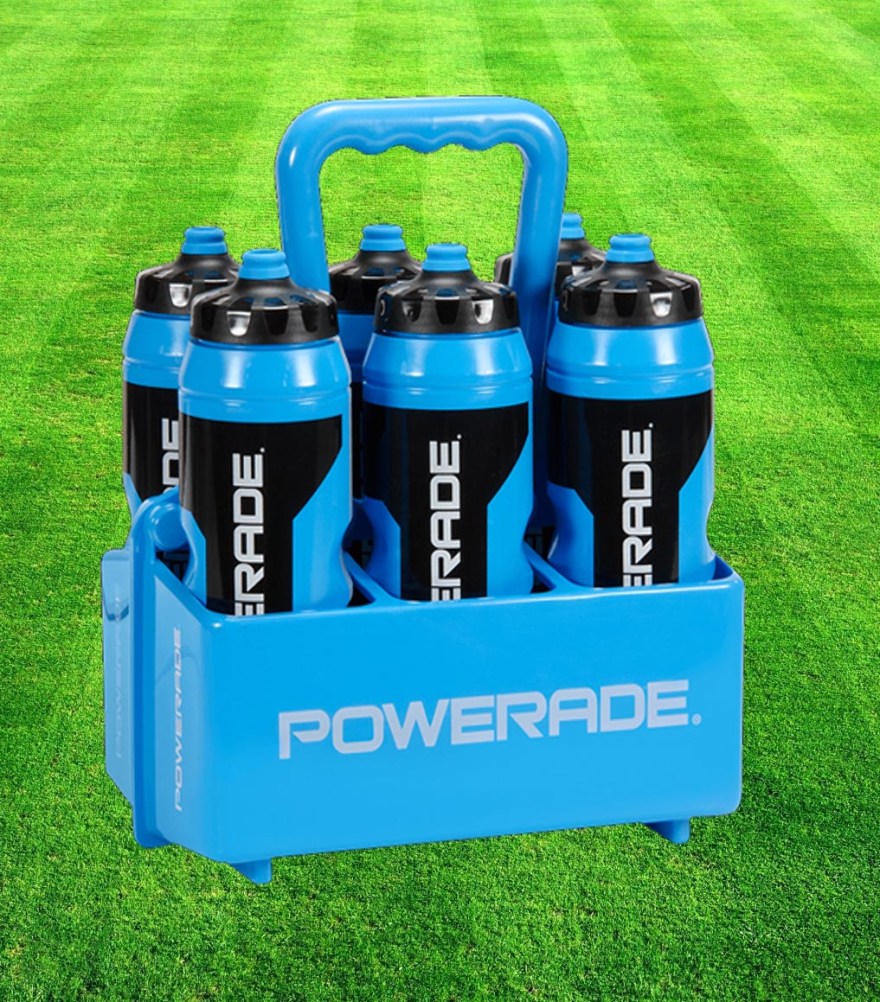 Picture of: PACK – Powerade Sport Bottles & Carrier Set ($