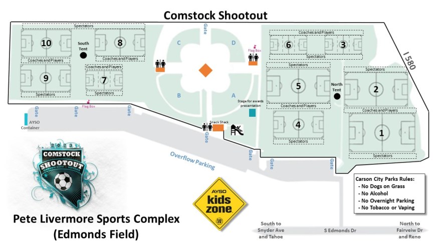 Picture of: Pete Livermore Sports Complex – Directions and Site Map – Comstock