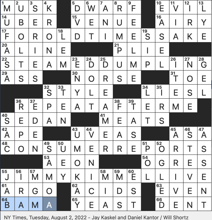 Picture of: Rex Parker Does the NYT Crossword Puzzle: Product-testing