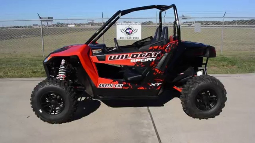 Picture of: SALE $,:  Arctic Cat Wildcat Sport XT Vibrant Red Overview and  Review
