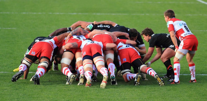 Picture of: Scrum (rugby) – Wikipedia