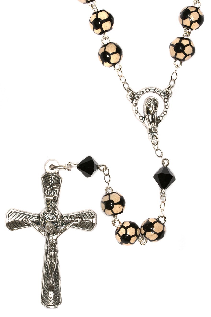 Picture of: Soccer Ceramic Sport Rosary
