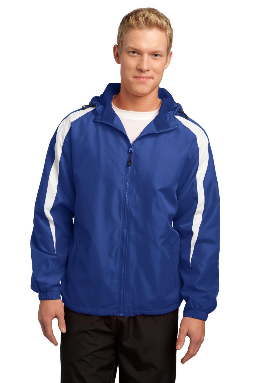 Picture of: Sport-Tek ® Fleece-Lined Colorblock Jacket. JST – Walmart