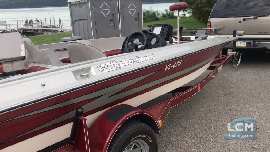 Picture of: Used Hydrosports VL  SPEED Bass Fishing Boat – SOLD