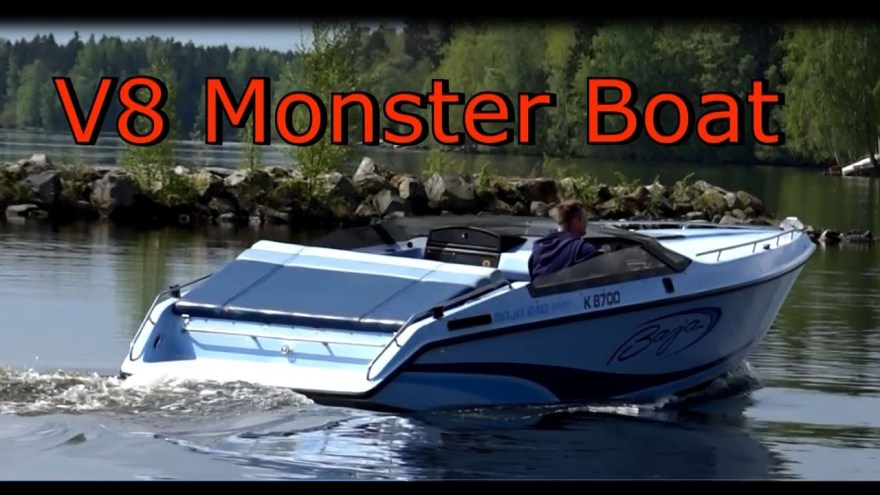Picture of: V Monster boat Baja  Sport Start engine