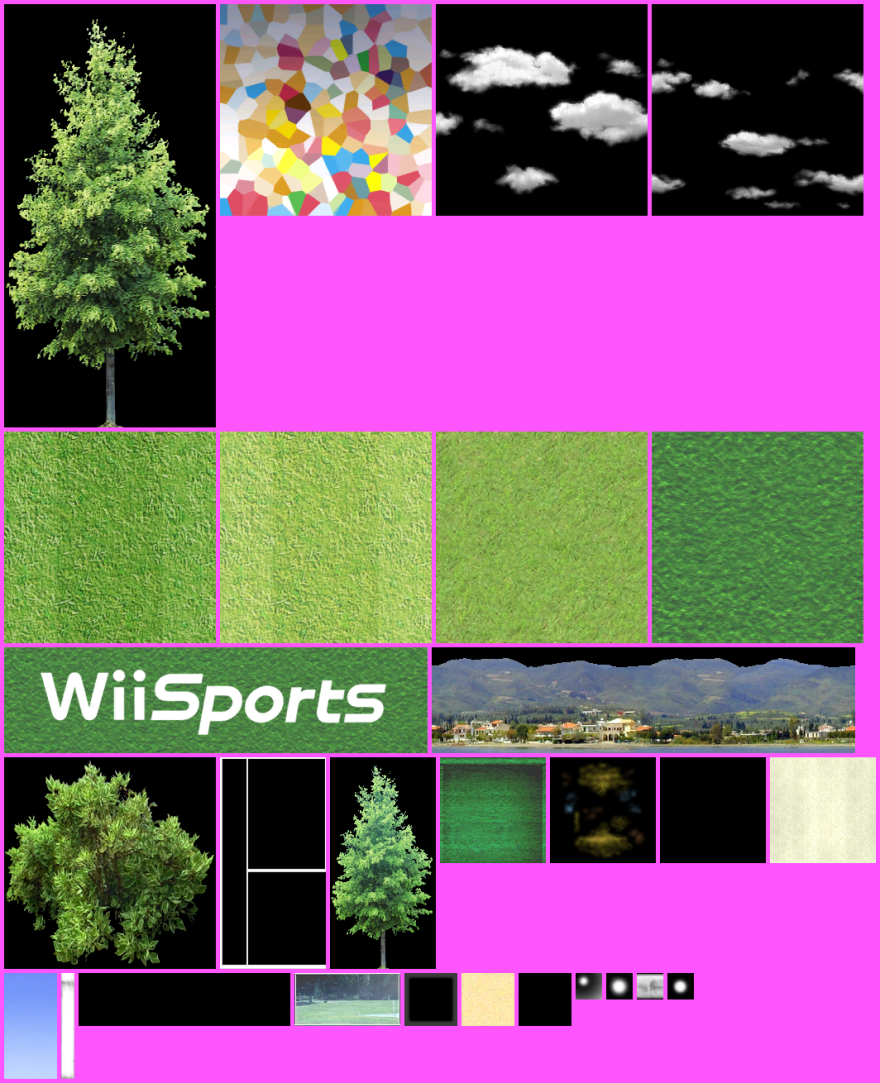 Picture of: Wii – Wii Sports – Tennis Field A – The Textures Resource
