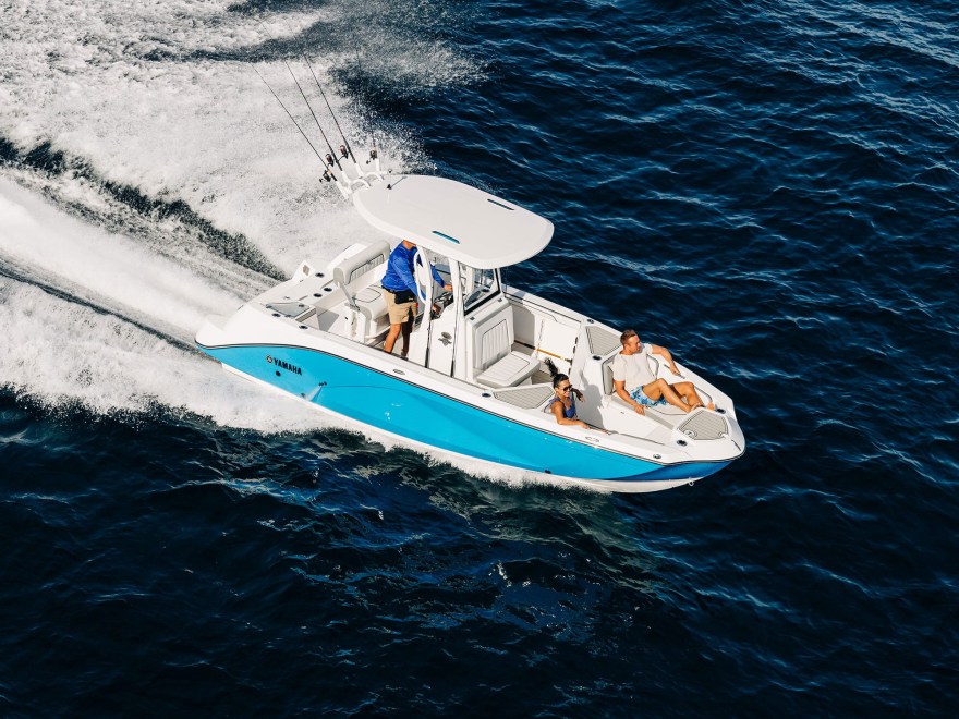 Picture of: Yamaha  FSH Sport E Boat Test, Pricing, Specs  Boating Mag
