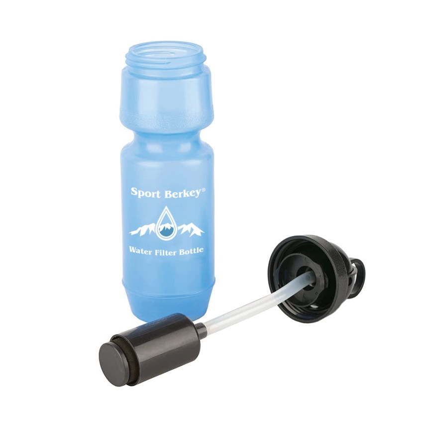 Picture of: Berkey Sport-Wasserflasche, BPA-frei, tragbar,  ml, Modell , blau