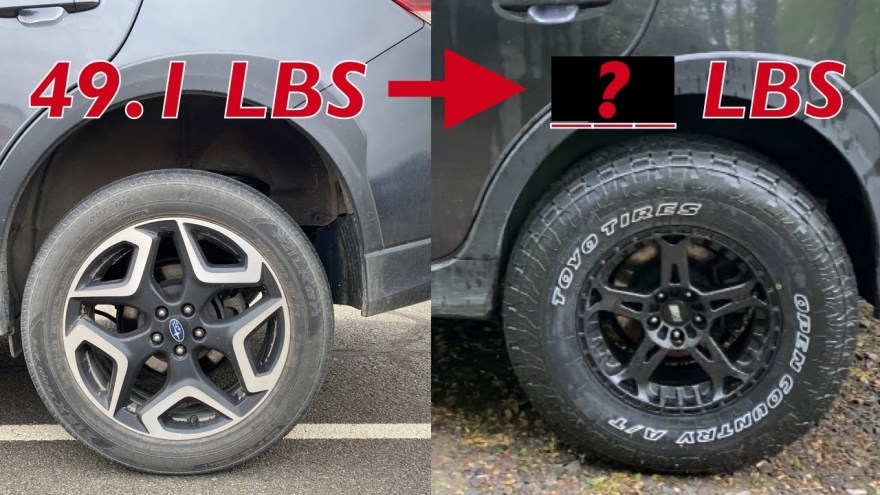 Picture of: Biggest Tire Sizes you can fit on a + Subaru Crosstrek  /R Toyo  AT F x” CM