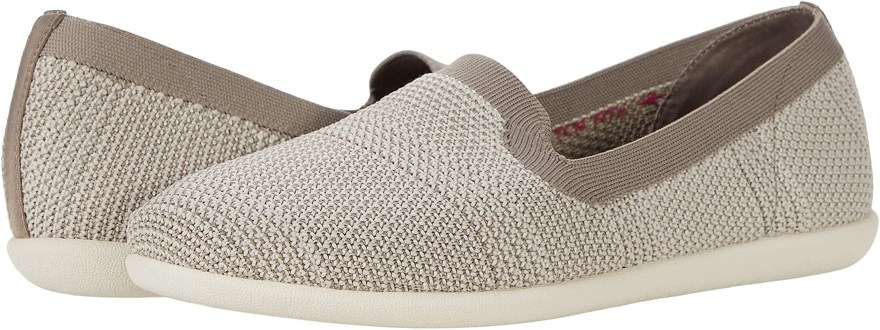 Picture of: Buy Skechers Women’s Cleo Sport-Our Town Ballet Flat, Taupe/Natural,  at  Amazon