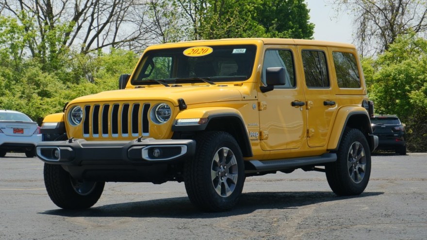 Picture of: Hellayella Yellow!  Jeep Wrangler Unlimited Sahara eTorque For Sale   T