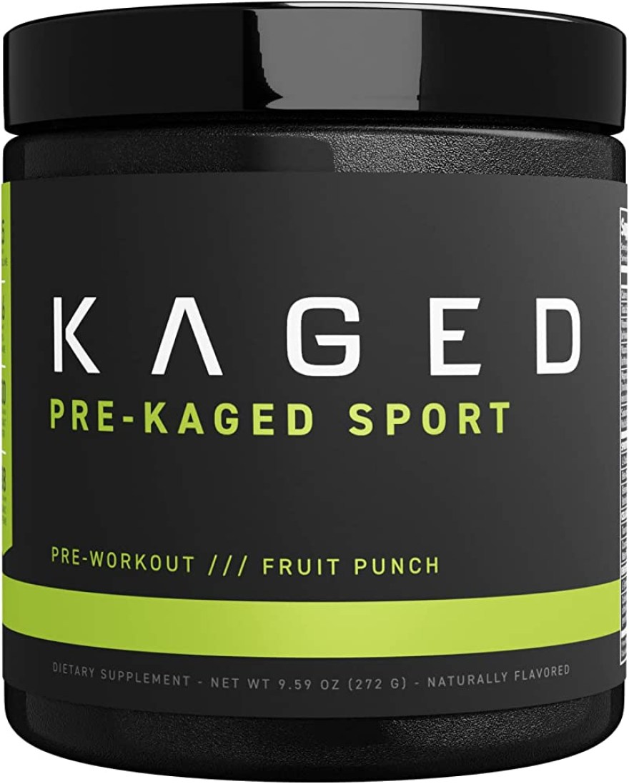 Picture of: Kaged Muscle Workout Powder Pre-Kaged Sport Pre Workout for Men and Women,  Increase Energy, Focus, Hydration, and Endurance, Organic Caffeine, Plant