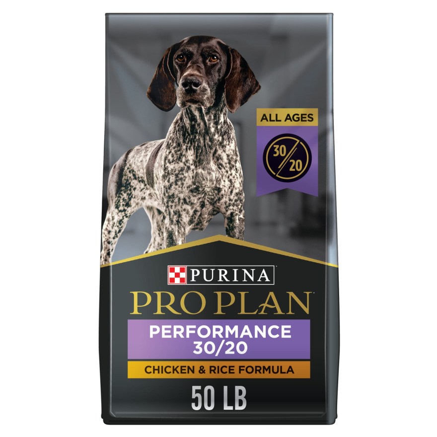 Picture of: Purina Pro Plan High Calorie, High Protein / Chicken & Rice Formula Dry  Dog Food,  lbs.