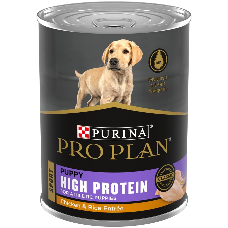 Picture of: Purina Pro Plan Sport High Protein Puppy Food Chicken and Rice Wet Formula  – ()  oz