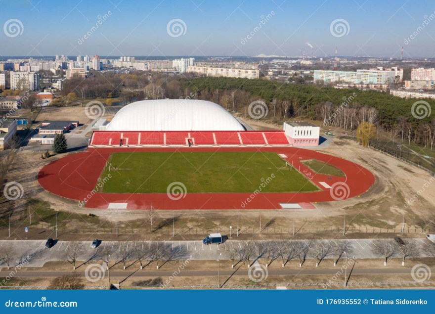 Picture of: Soccer Field and Stadium. Gomel. Sovetsky District