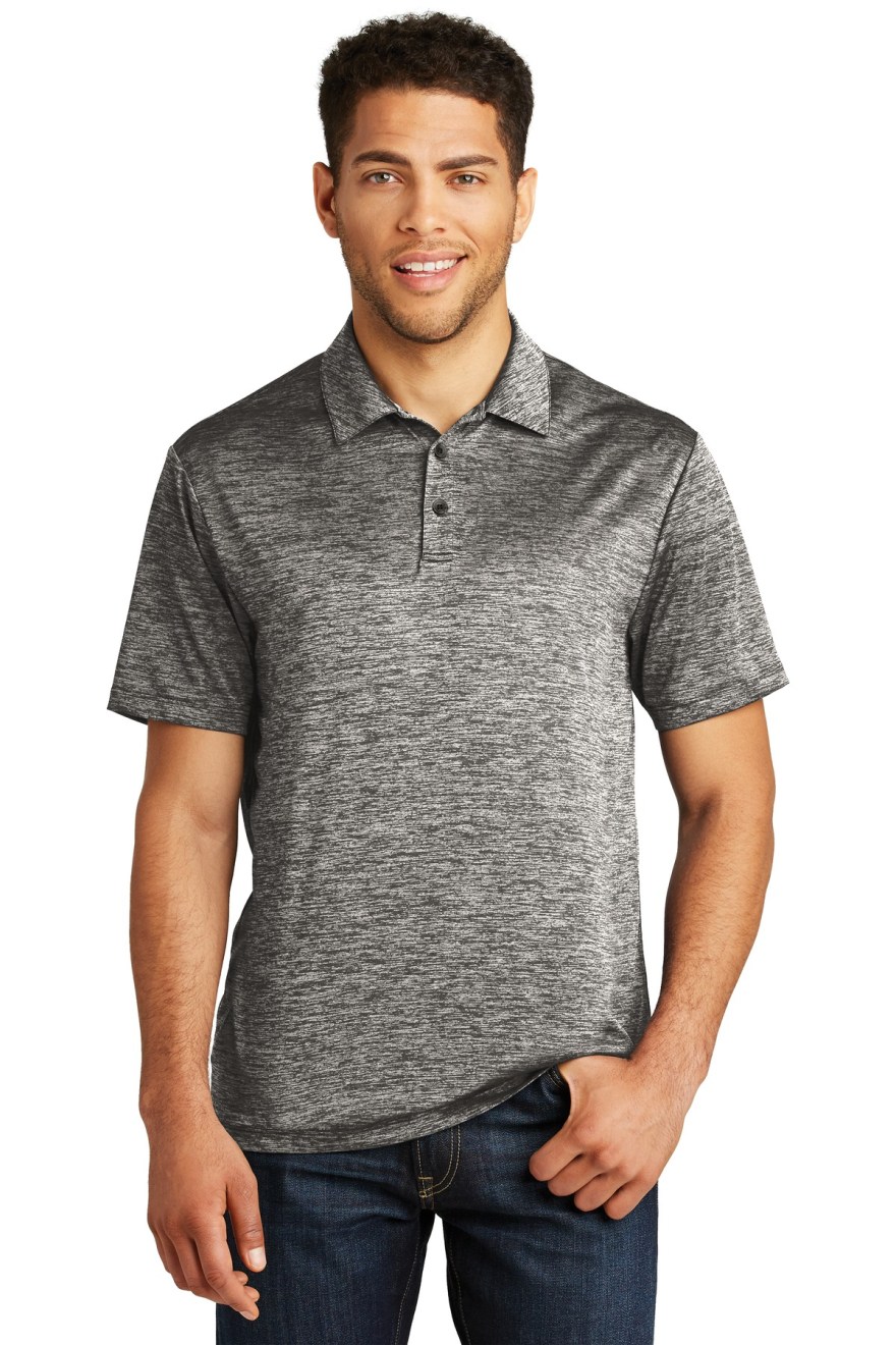 Picture of: Sport-Tek PosiCharge Electric Heather Polo