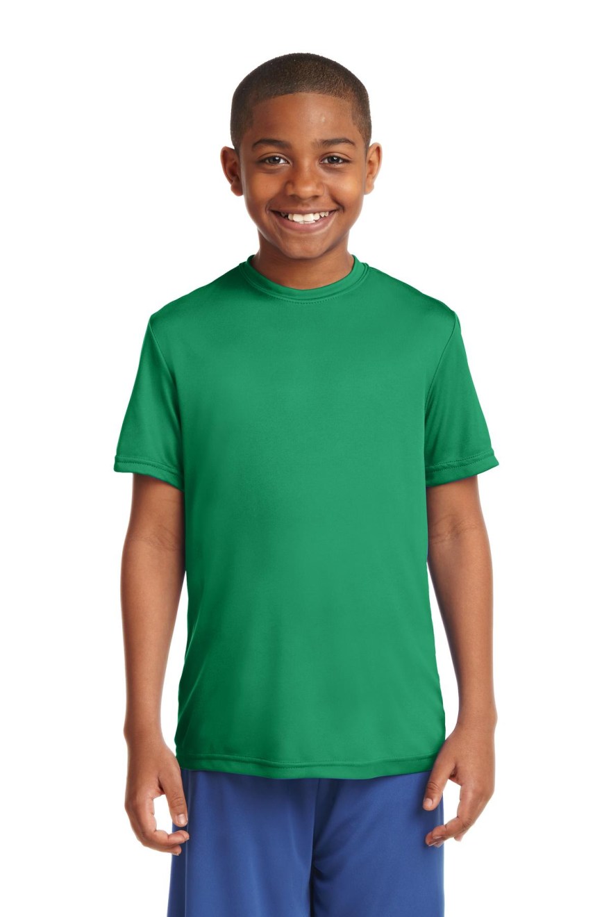 Picture of: Sport-Tek YST Youth PosiCharge ® Competitor™ Tee – Kelly Green – L