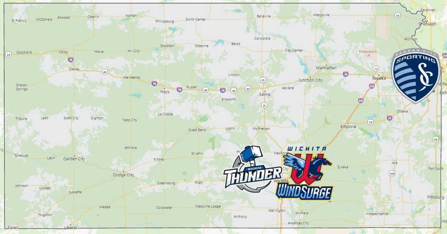 Picture of: Sports Teams in Kansas – Sport League Maps