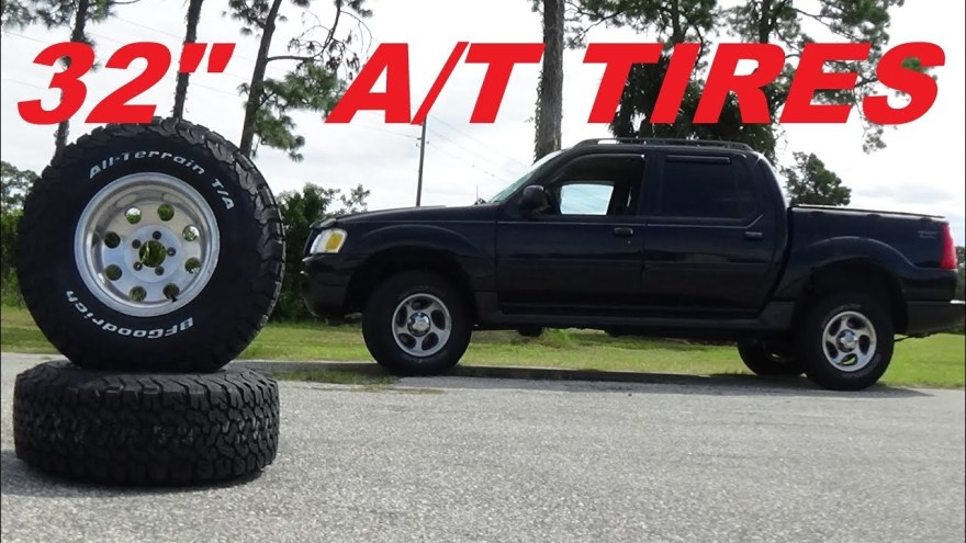 Picture of: ” TIRES BFGOODRICH K FORD SPORT TRAC INSTALL.